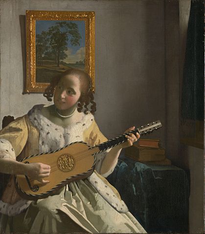 Vermeer's Baroque guitar